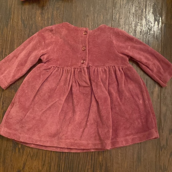 Girls 0-3 Month chick pea 3pc Dress Set - Picture 3 of 6